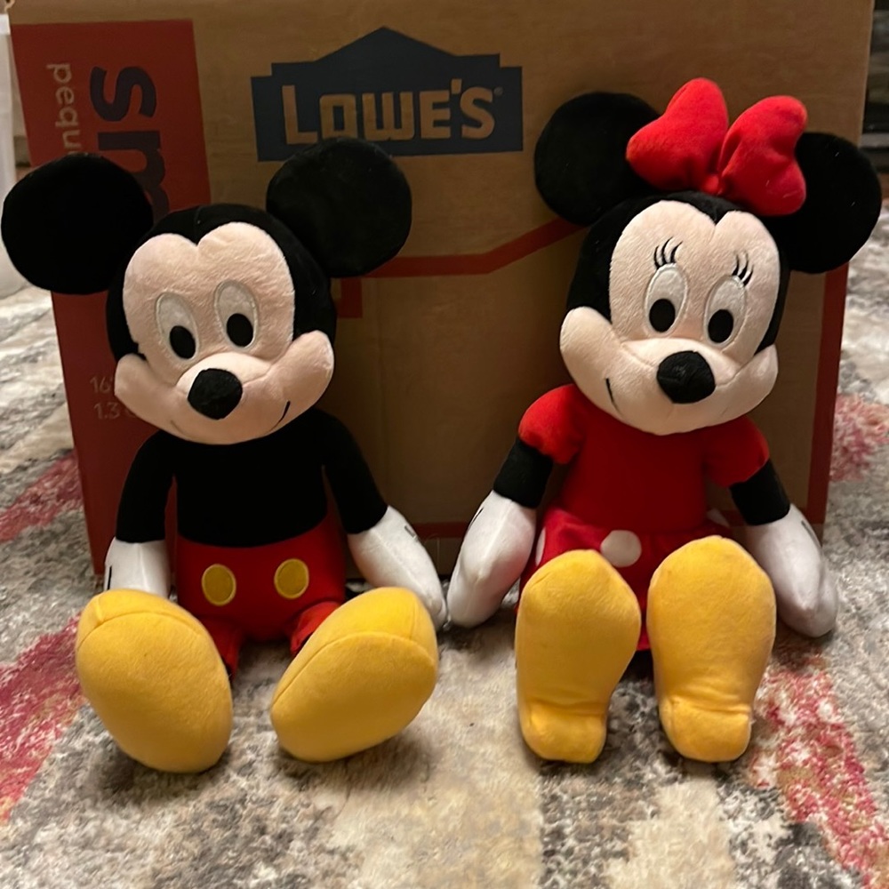 Kohl’s Cares Mickey + Minnie plush